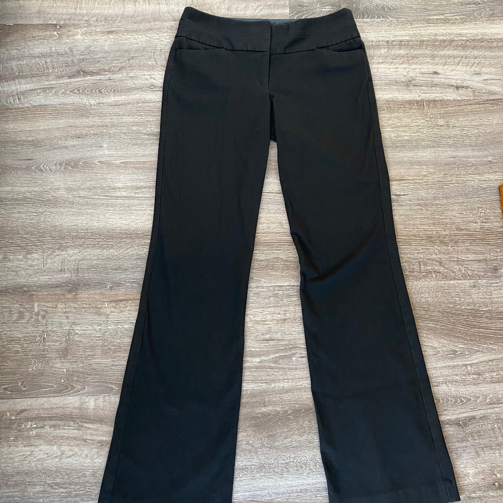 Express Editor Flare Dress Pants 4 Long